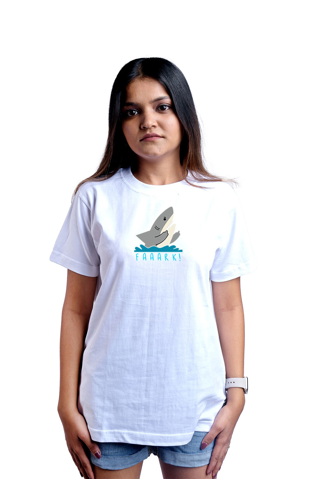 Faarkk Round Neck Women (White)