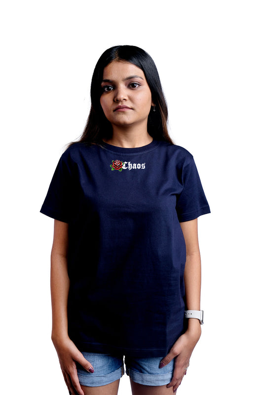 Samurai Round Neck Women (Navy Blue)