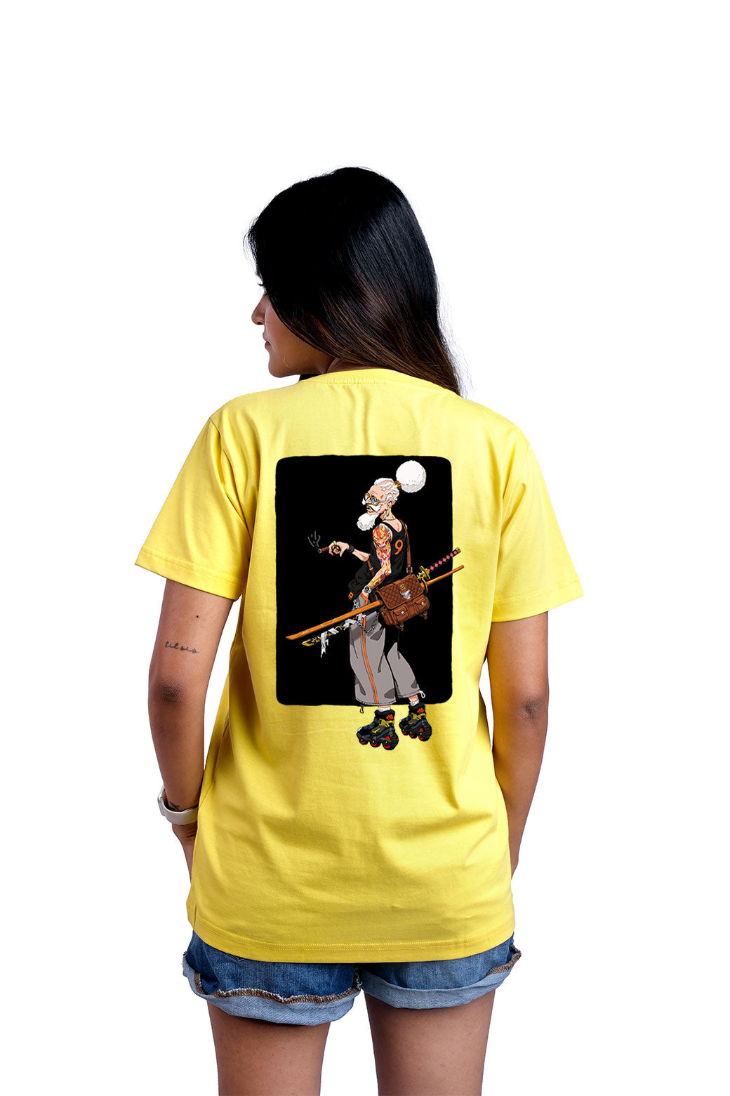 Samurai Round Neck Women (Yellow)