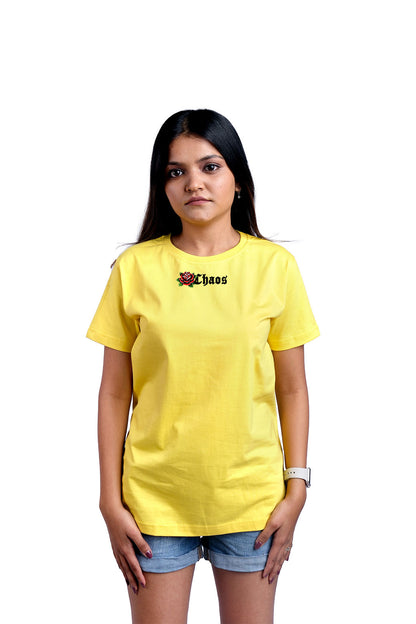 Samurai Round Neck Women (Yellow)