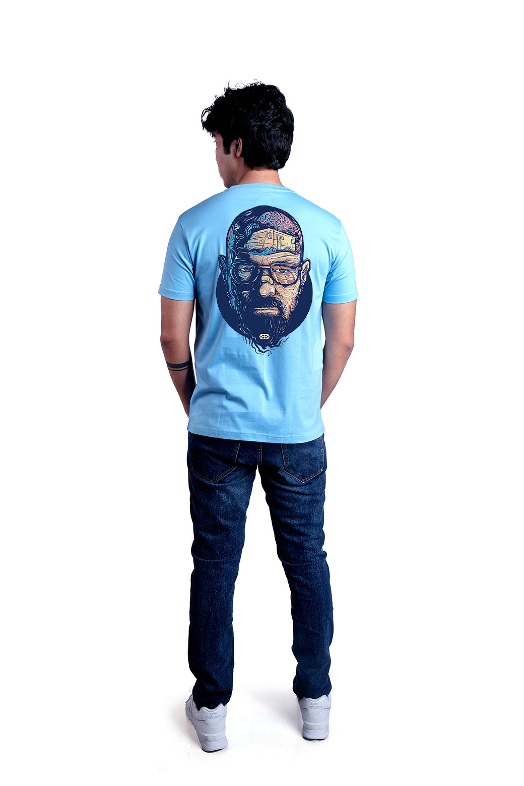 Trident Round Neck Men (Sky Blue)