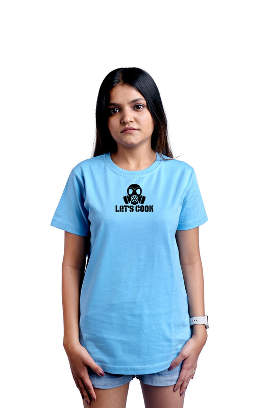 Breaking Bad Round Neck Women (Sky Blue)