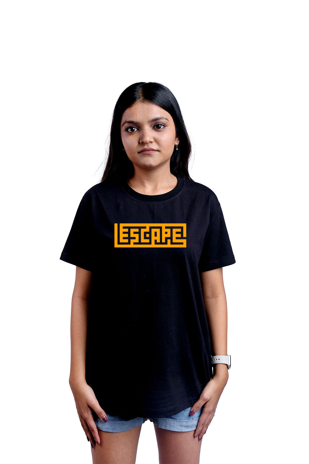 Escape Round Neck Women (Black)