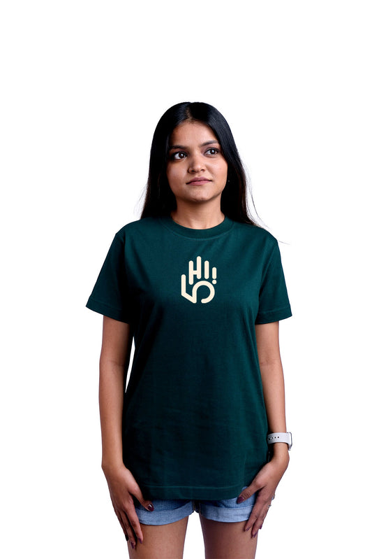 Hi5 Round Neck Women (Forest Green)