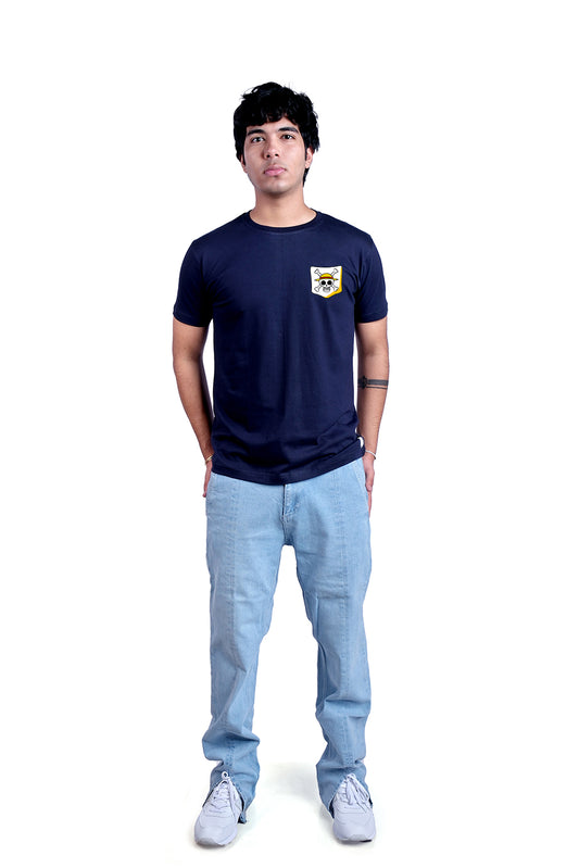 Soar High Round Neck Men (Navy Blue)