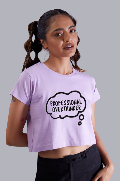 Sunshine Success Lavender Crop Top