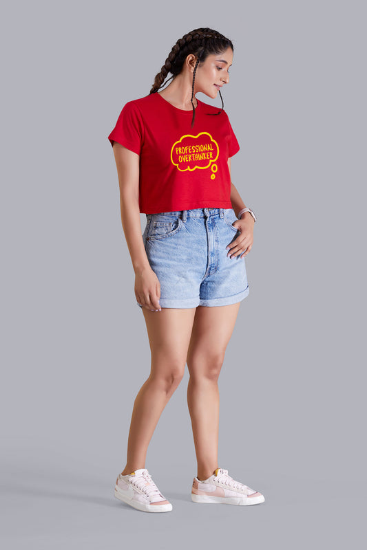 Sunshine Success Red Crop Top