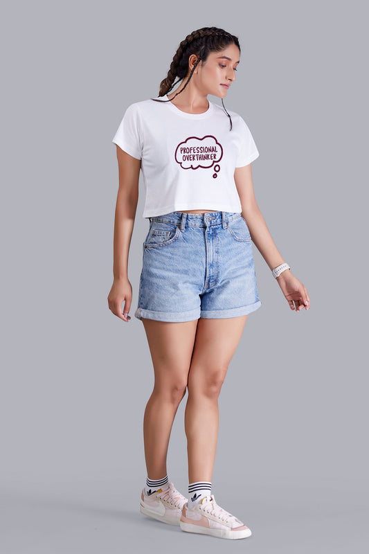 Sunshine Success White Crop Top