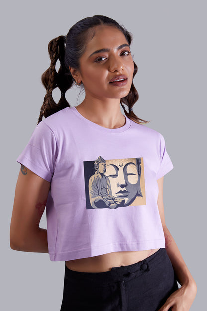 Lavender Buddha Crop Chic