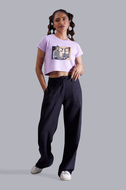 Lavender Buddha Crop Chic