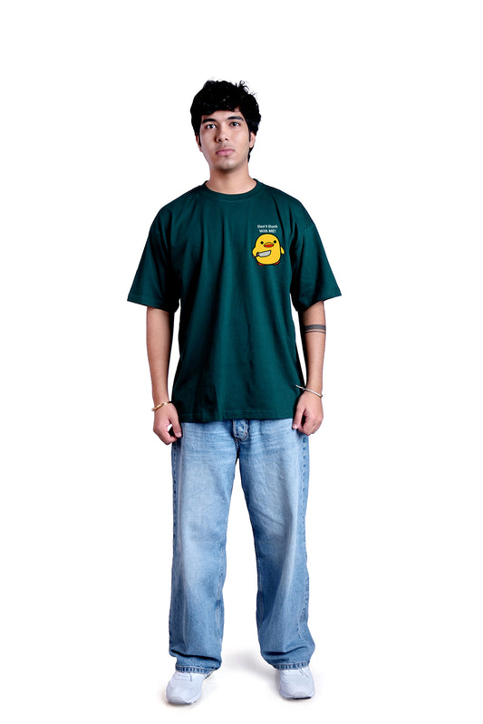 Don't Duck with me Oversize Men (Forest Green)