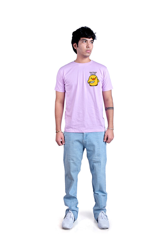 Don't Duck with me Round Neck Men (Lavender)