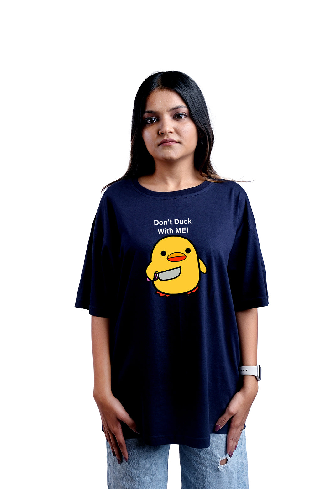 Don't Duck With Me Oversize Women (Navy Blue)