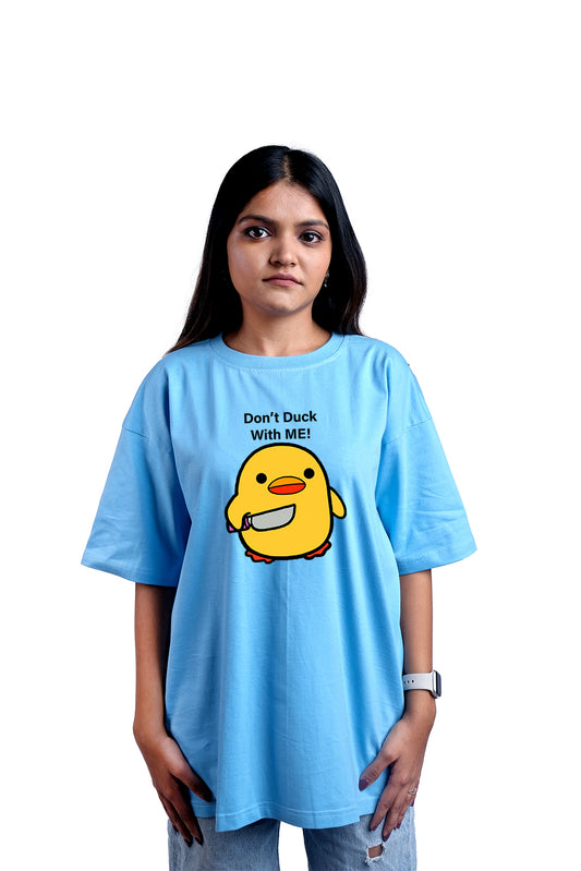 Don't Duck With Me Oversize Women (Sky Blue)