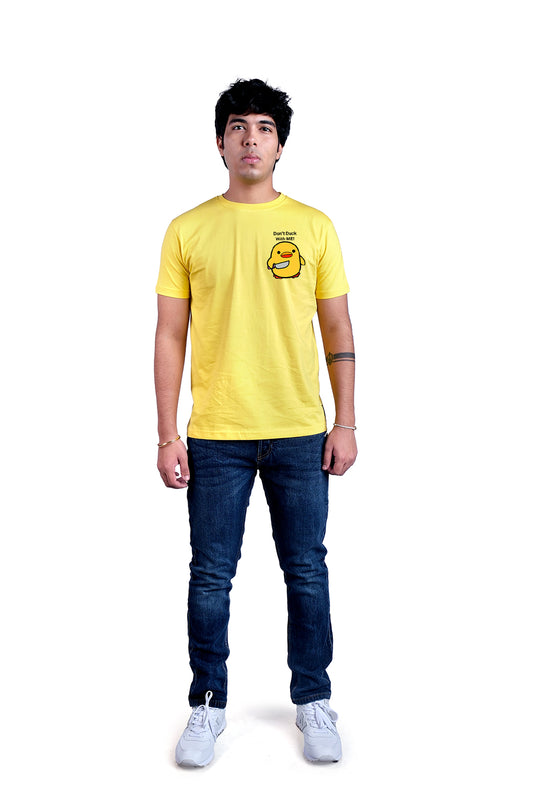 Don't Duck with me Round Neck Men (Yellow)