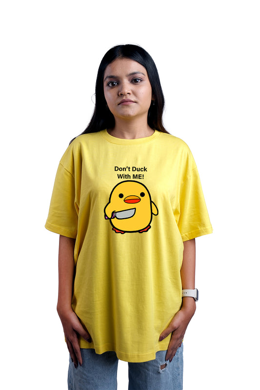 Don't Duck With Me Oversize Women (Yellow)