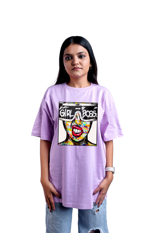 Girl Boss Oversize Women (Lavender)