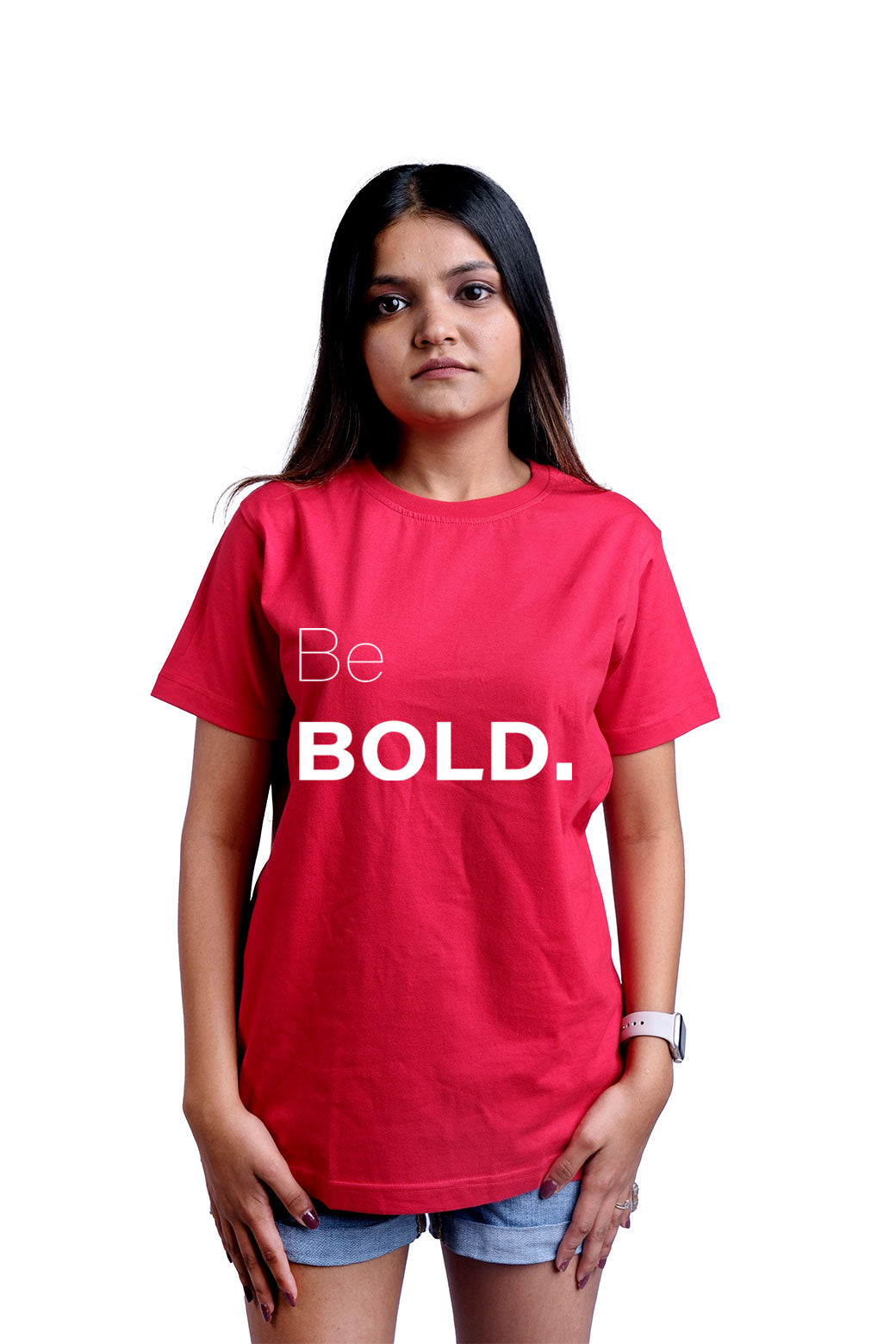 Be Bold Round Neck Women (Red)