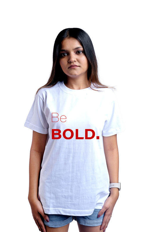 Be Bold Round Neck Women (White)