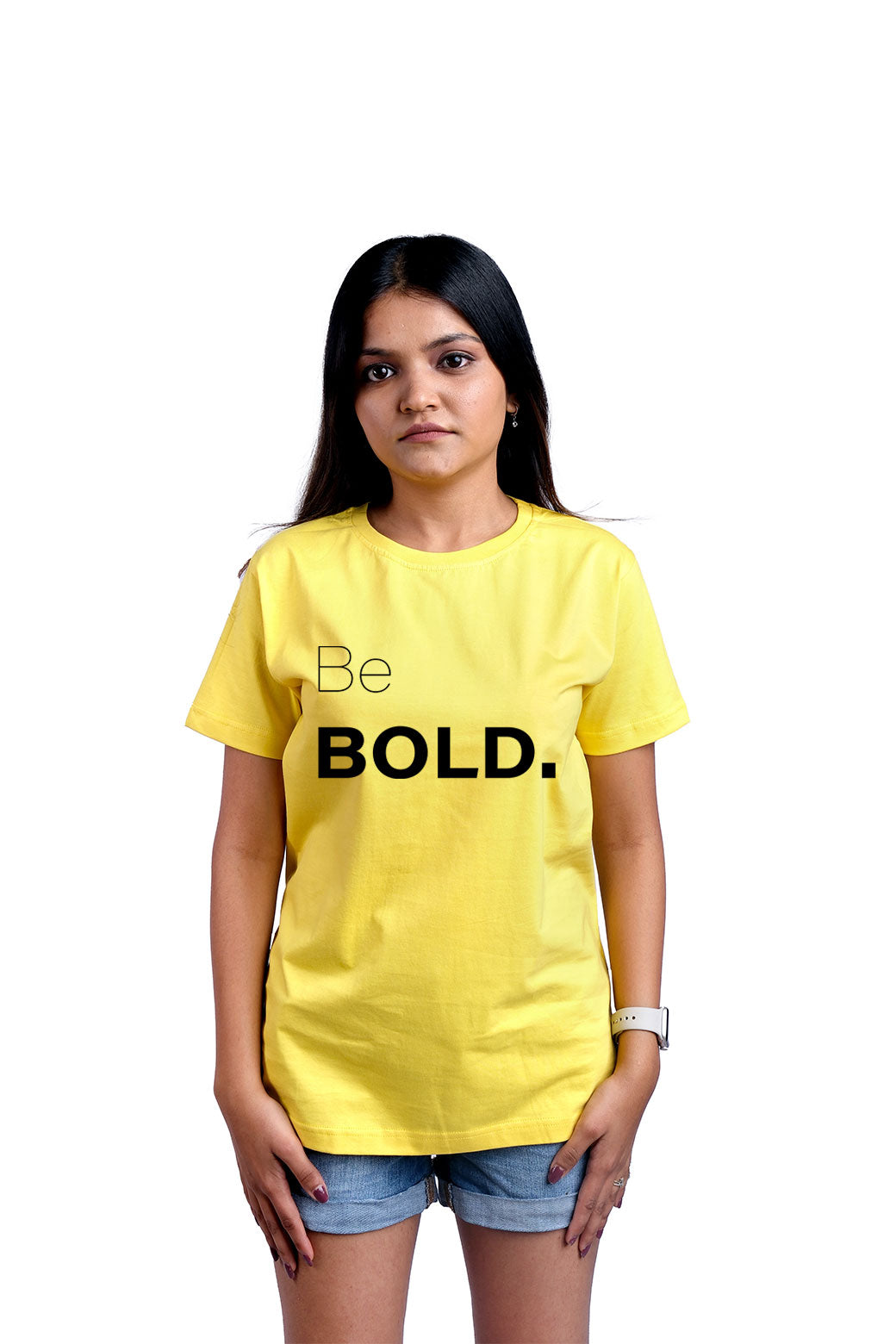 Be Bold Round Neck Women (Yellow)