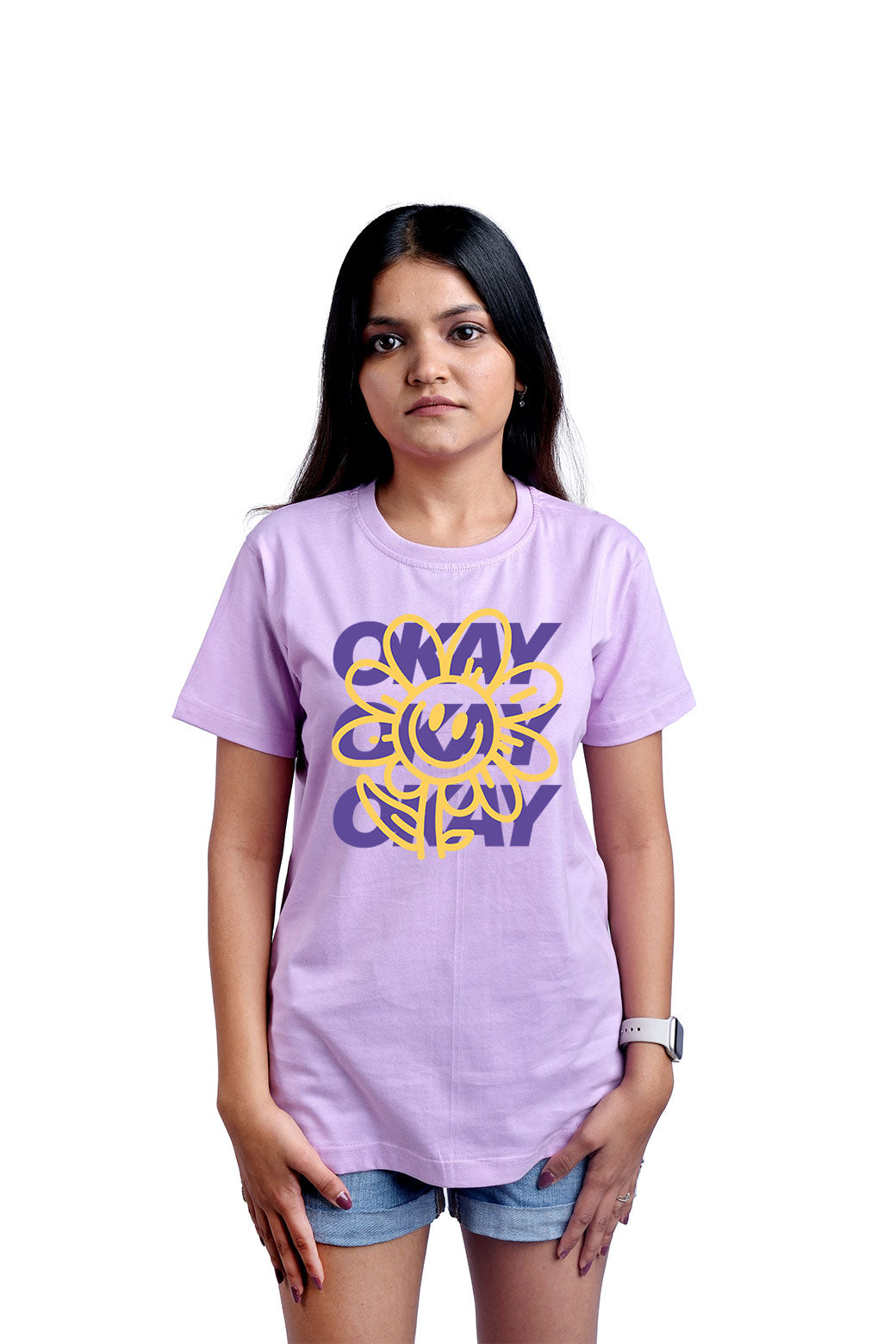 Okay Okay Round Neck Women (Lavender)