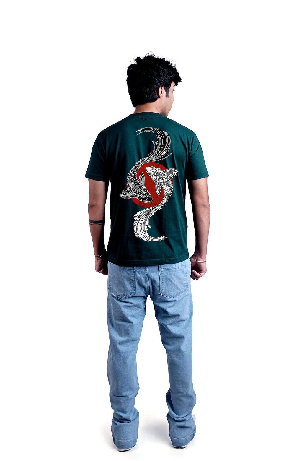 Pisces Round Neck Men (Forest Green)