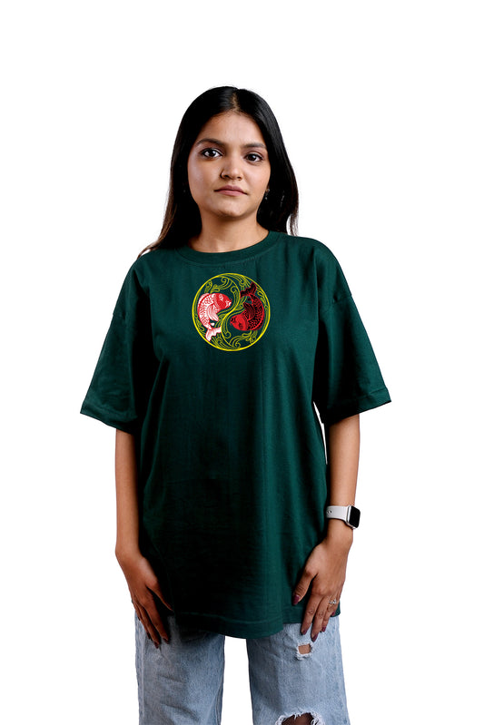 Pisces Oversize Women (Forest Green)