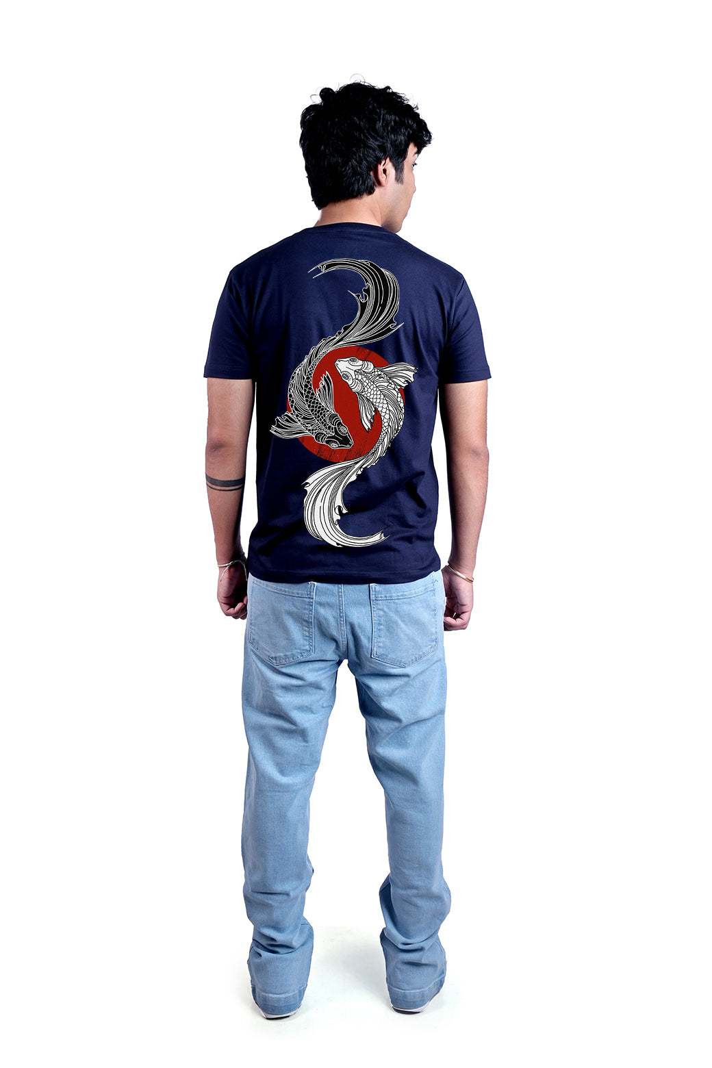 Pisces Round Neck Men (Navy Blue)