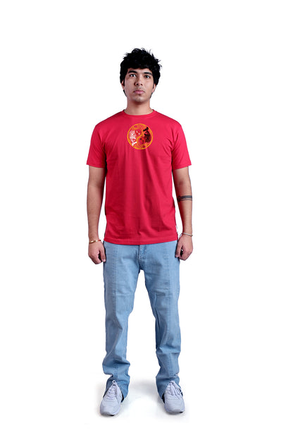 Pisces Round Neck Men (Red)