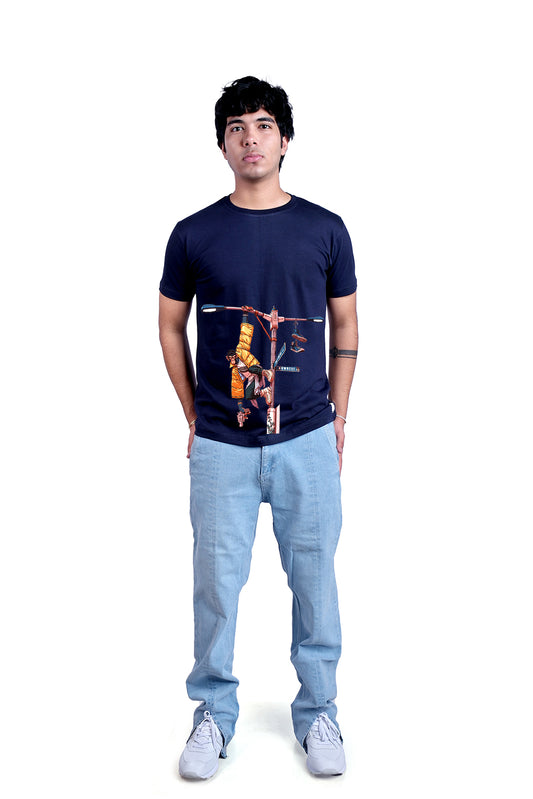 StreetMonkey Round Neck Men (Navy Blue)