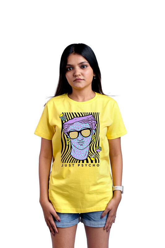 Visions Round Neck Women (Yellow)