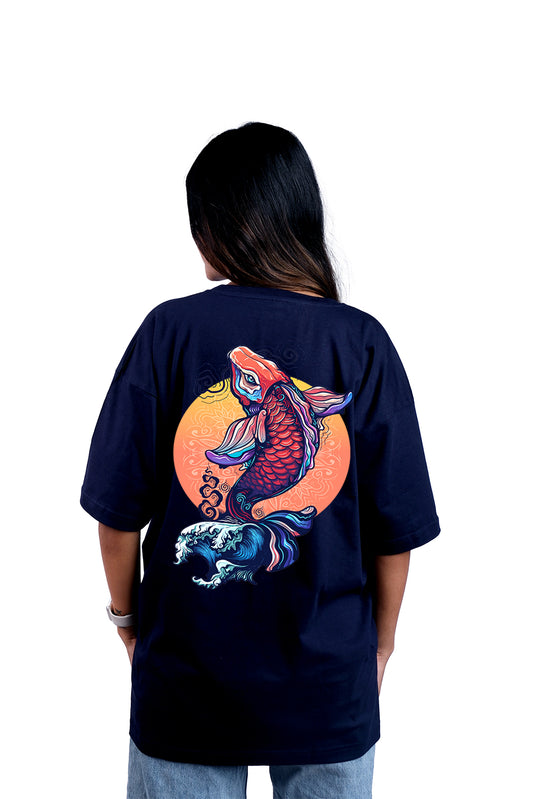 Koi Oversize Women (Navy Blue)