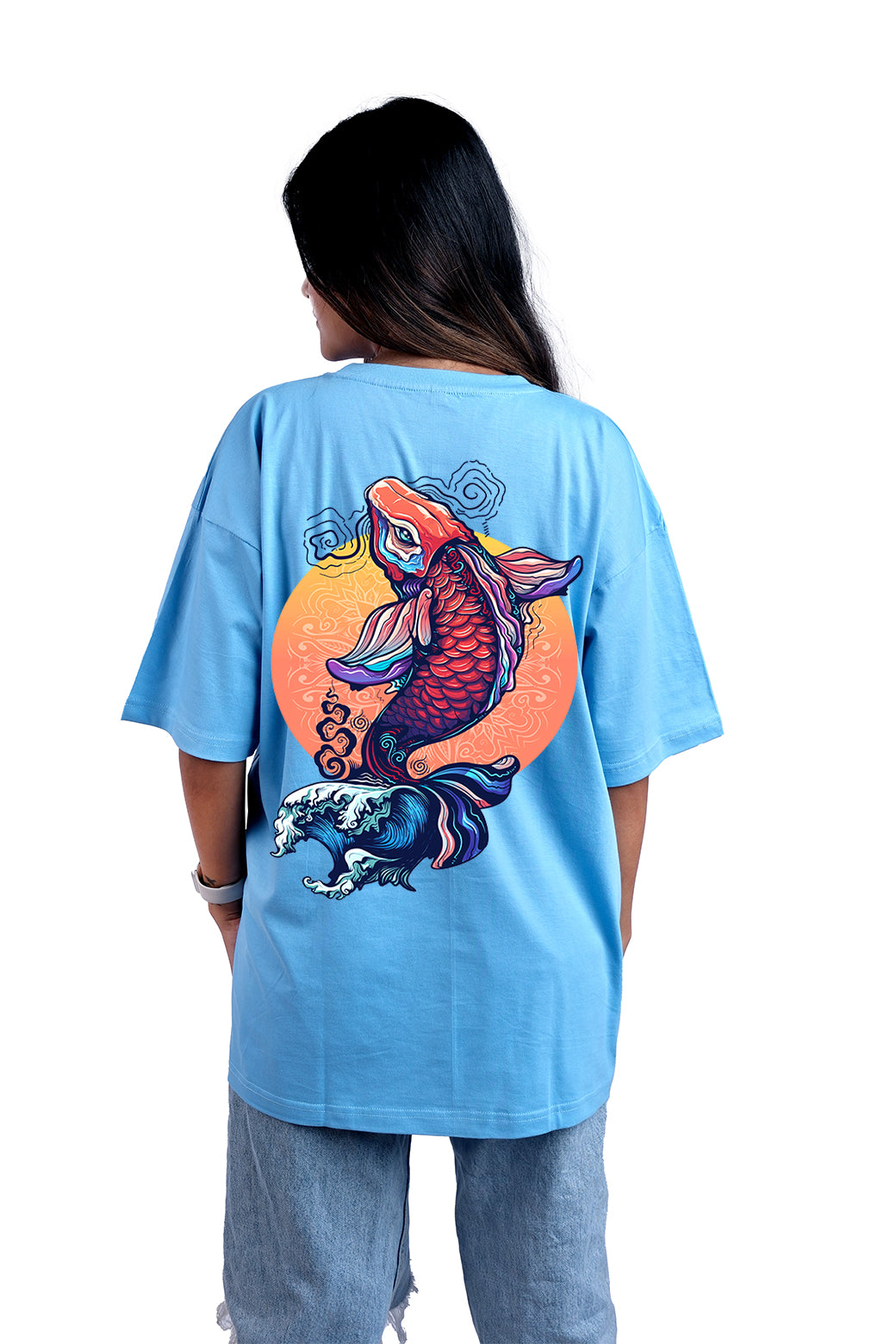 Koi Oversize Women (Sky Blue)