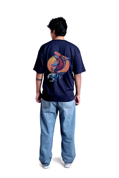 Koi Oversize Men (Navy Blue)