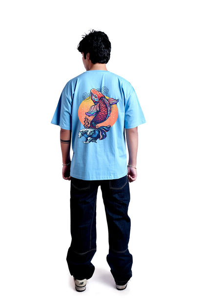 Koi Oversize Men (Sky Blue)