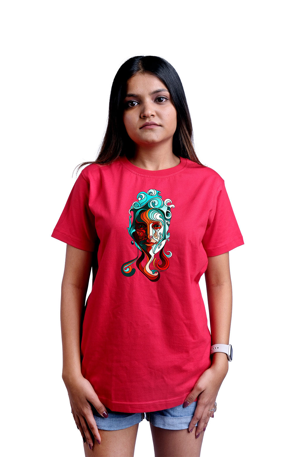 Devoured Round Neck Women (Red)