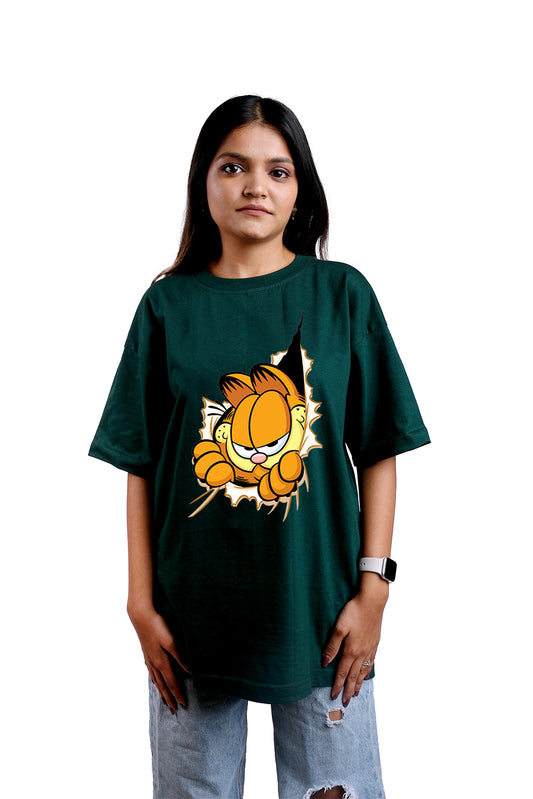 Garfield Oversize Women (Forest Green)