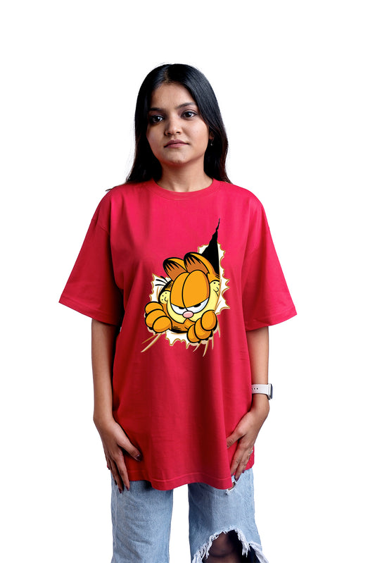 Garfield Oversize Women (Red)