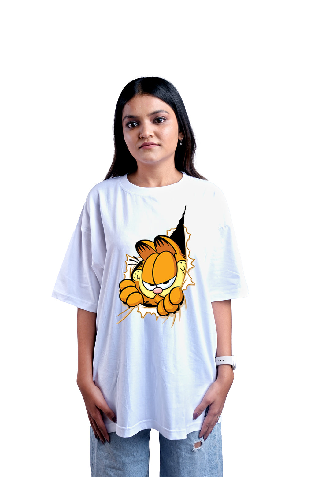 Garfield Oversize Women (White)