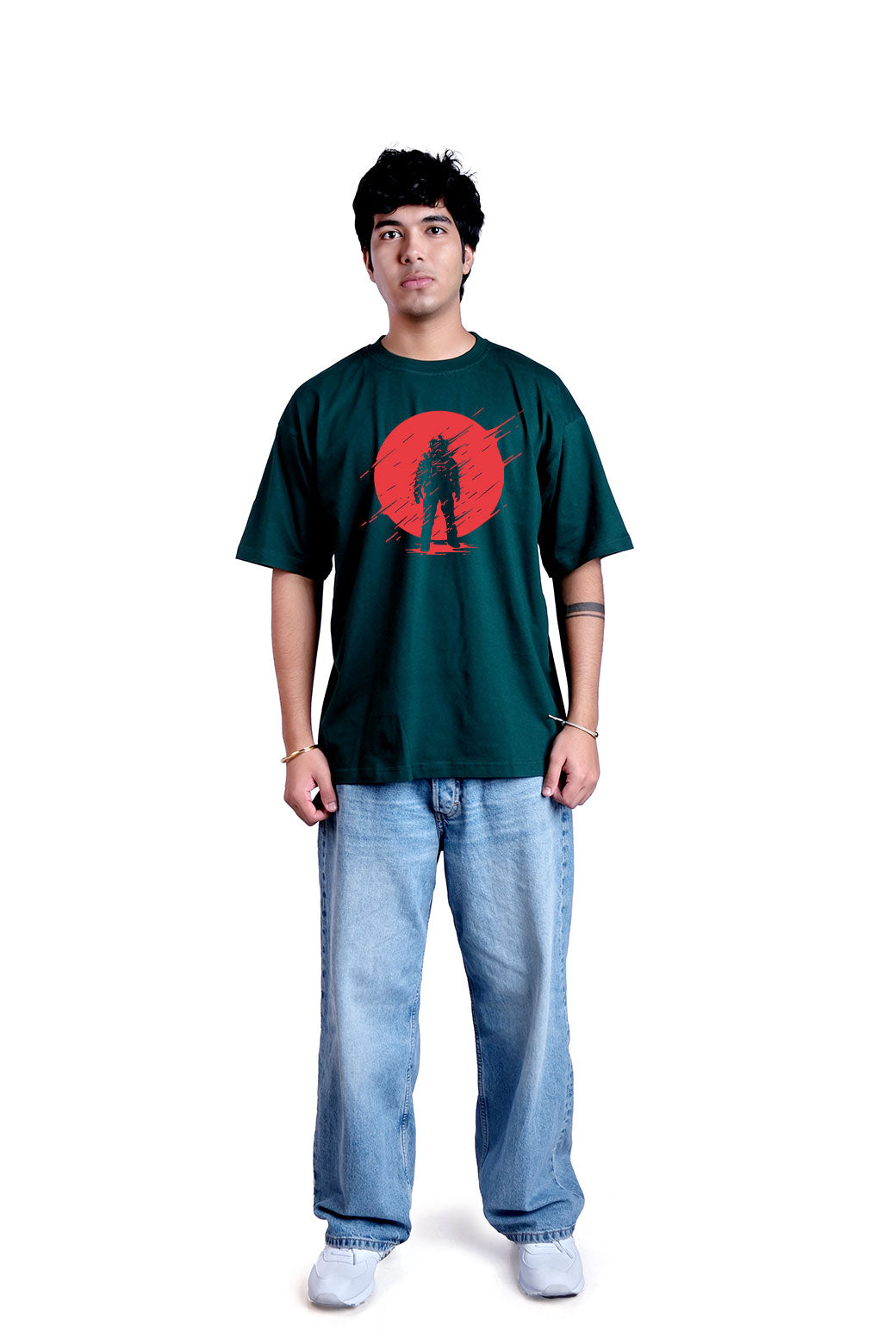 Fading Oversize Men (Forest Green)