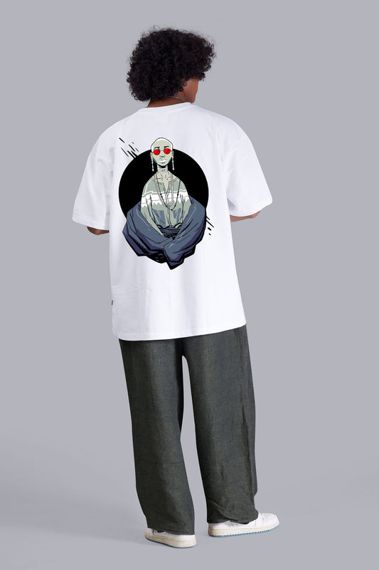 Ghost Soul Funky White Hip Hop Oversized Tshirt