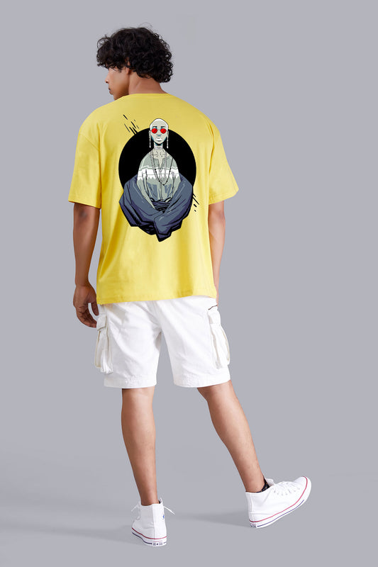 Ghost Soul Funky Yellow Hip Hop Oversized Tshirt