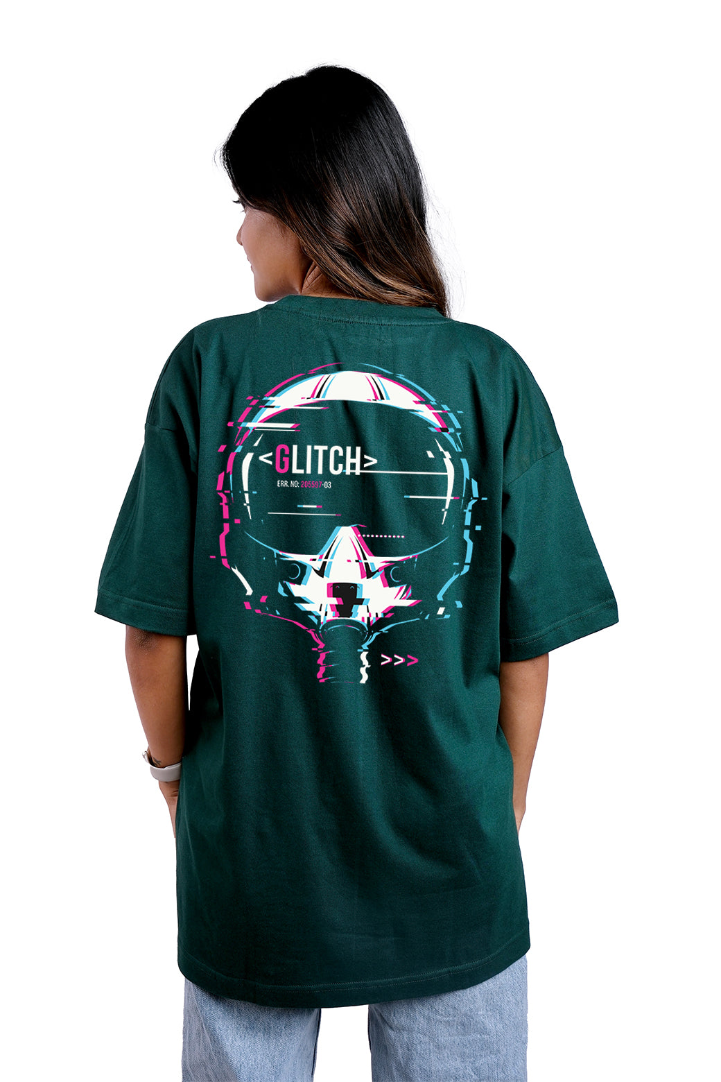 The Glitch Oversize Women (Forest Green)