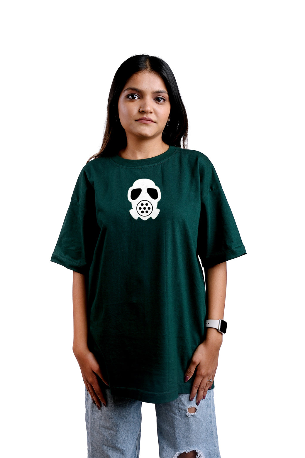 The Glitch Oversize Women (Forest Green)