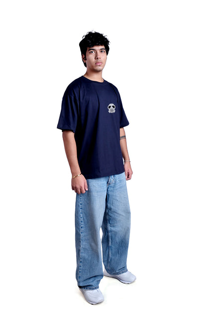 Glitch Oversize Men (Navy Blue)