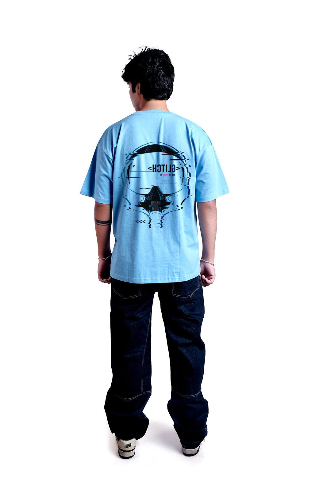 Glitch Oversize Men (Sky Blue)