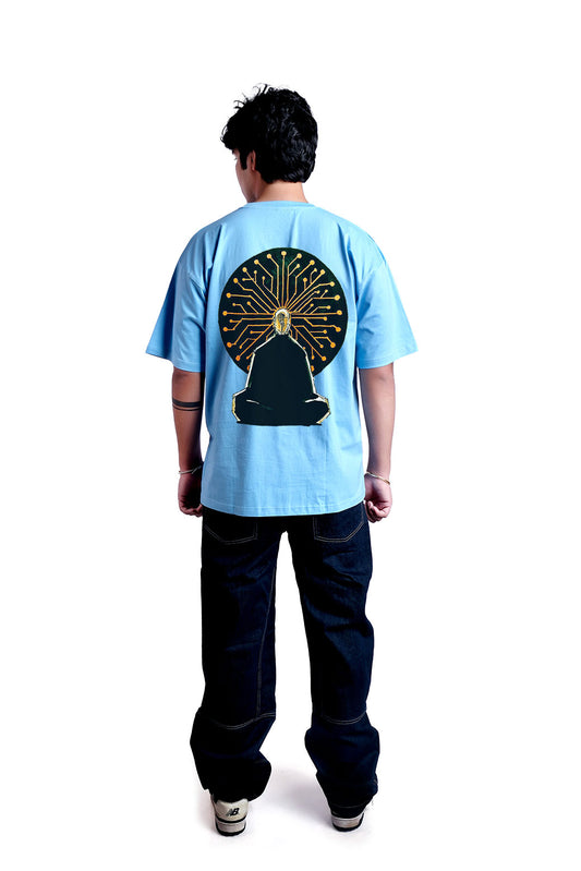 Techno Baba Oversize Men (Sky Blue)