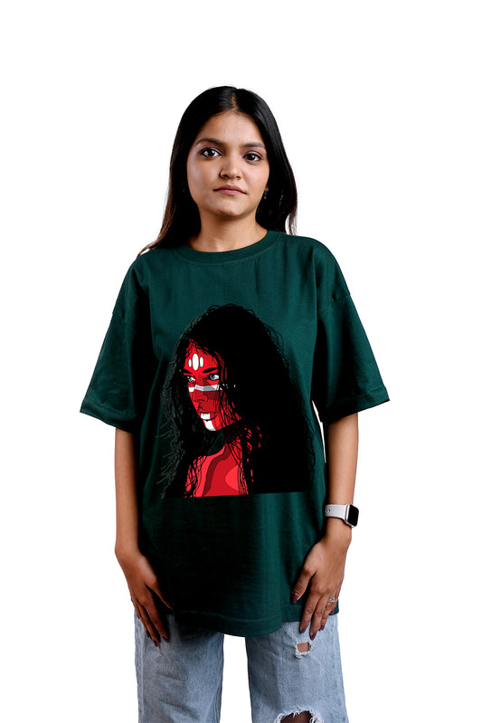 Tribal Life Oversize Women (Forest Green)