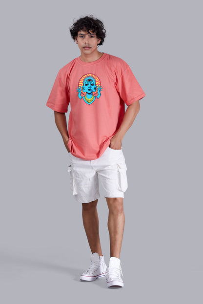 Psychedelic Watermelon Color Oversized T Shirt