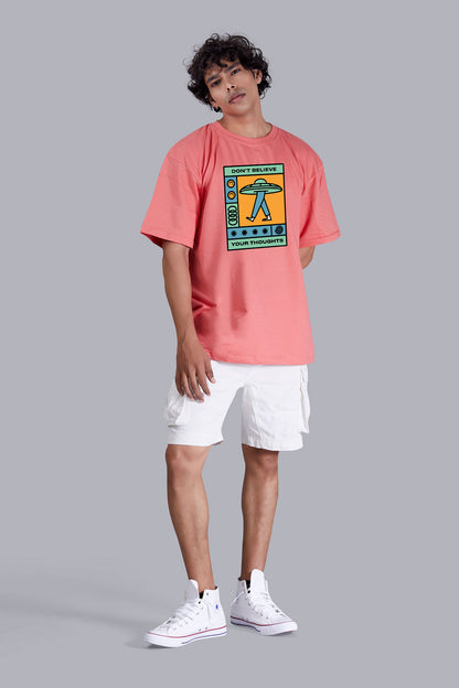 Ufo Watermelon Printed Oversize T Shirt For Men